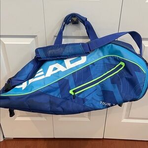 HEAD Blue and Green Duffel Bag